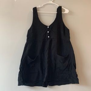 GUC Show Me Your Mumu Black Linen Dress Size XL